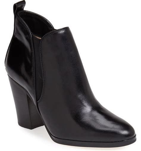 michael kors leather boots square toes|michael kors leather bootie sale.